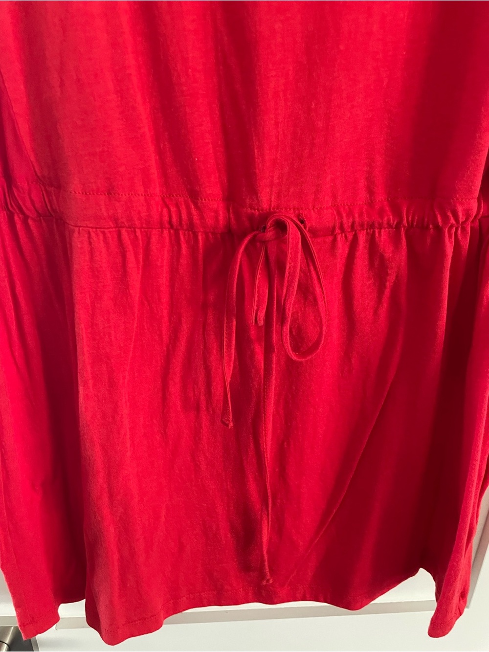 Bench Red Sleeveless Button-Front Drawstring Tunic - Picture 5 of 7